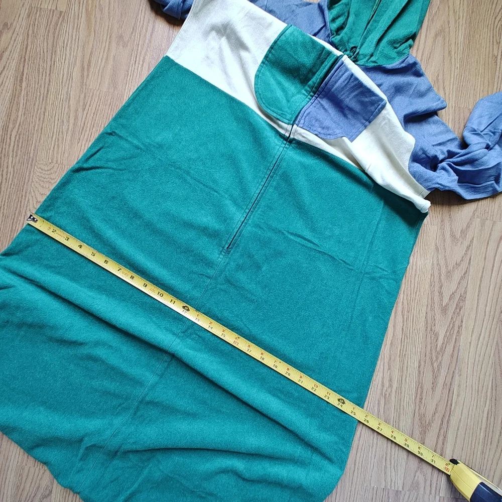 Colorblock Hooded Robe Lounge master
